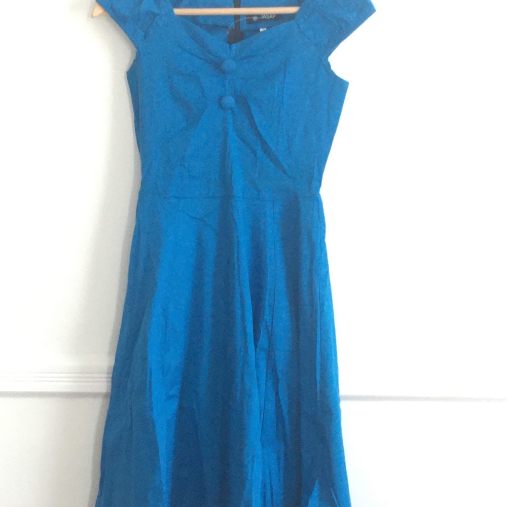 oasap blue alice dress